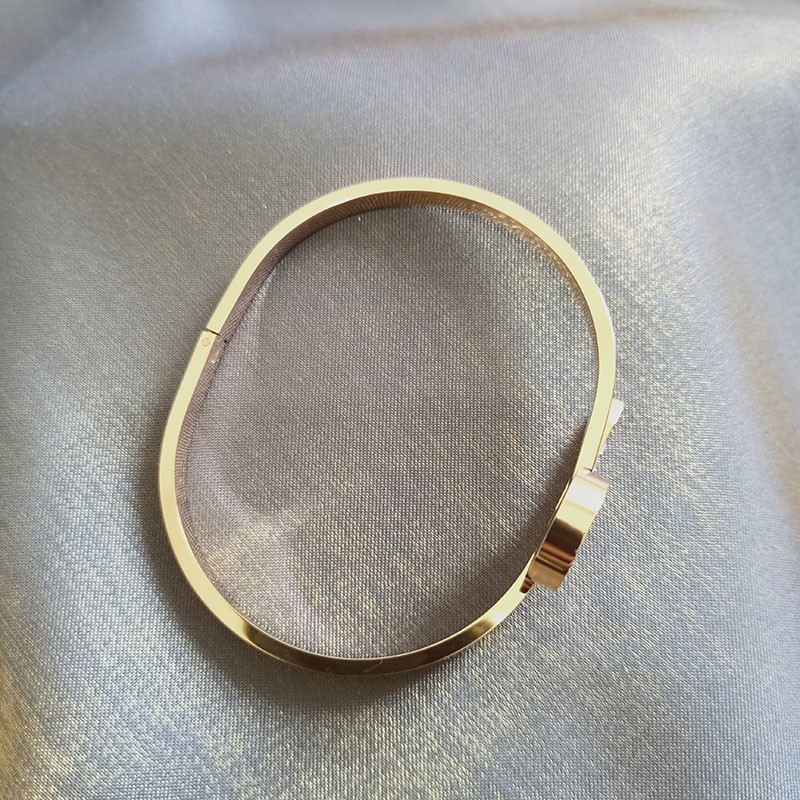 (C0D) gelang bangle wanita kualitas bagus bahan titanium tidak luntur rose gold impor murah