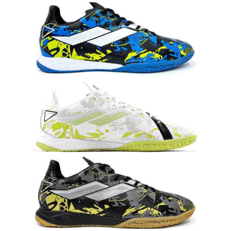 Mills Vulcan in Sepatu Futsal mills Vulcan in Putih Hitam dan Biru Original