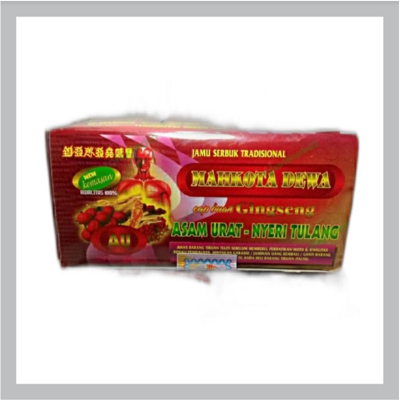 

mahkota dewa serbuk | asam urat | flu tulang | pegal linu