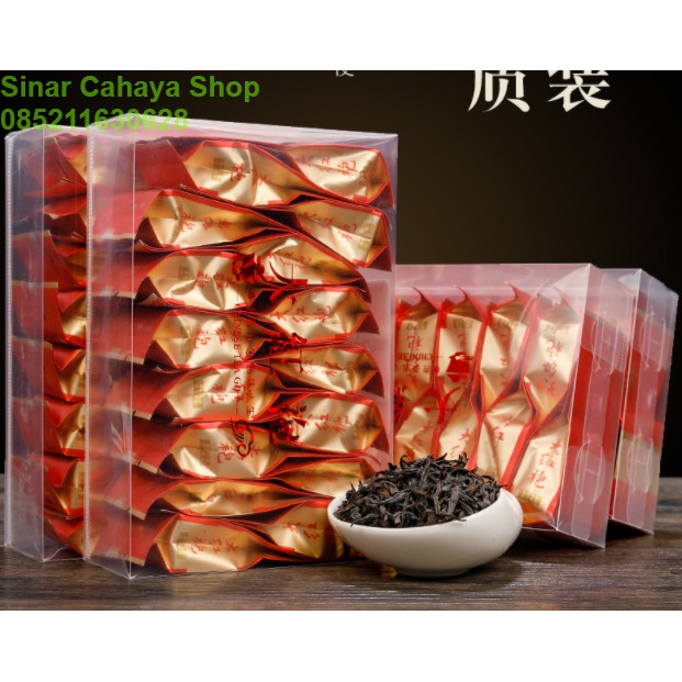 

Chinese tea gift da hong pao oolong big red robe hadiah teh dahongpao