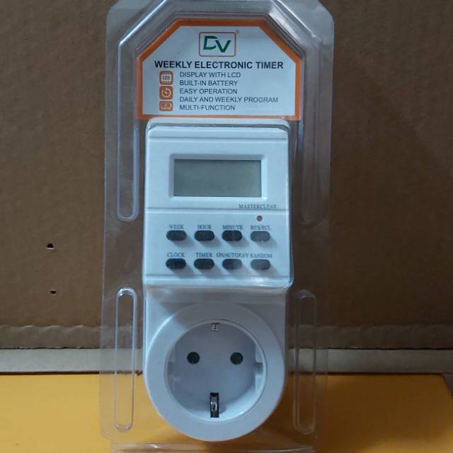 Timer Digital Weekly Electronic DV / Timer mingguan / timer otomatis / timer lampu