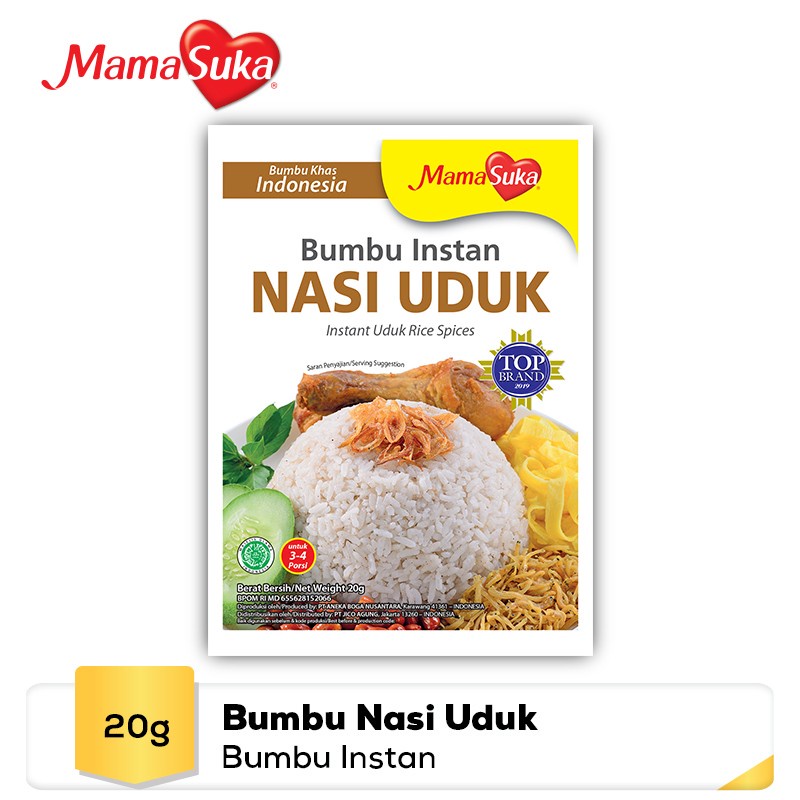 MAMASUKA BUMBU NASI UDUK 20 GR ISI 20 PCS