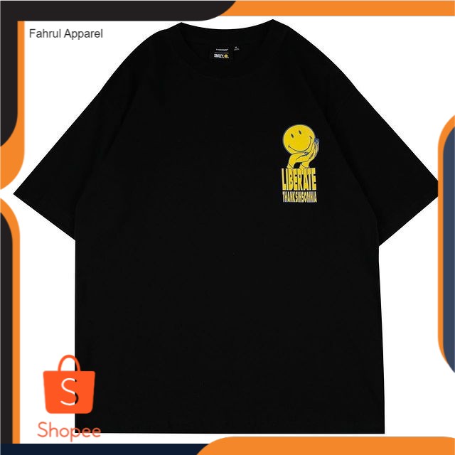 Smiley Thanksinsomnia Tshirt Liberate-02 Black