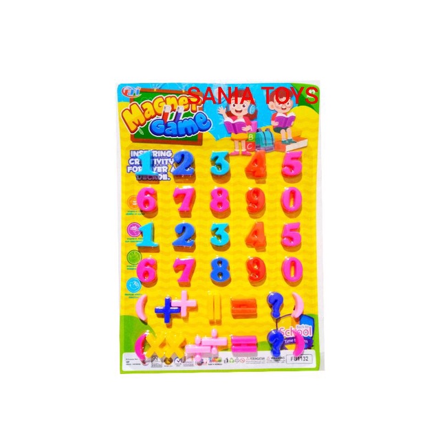 Mainan Angka Magnet Mainan Magnet Game