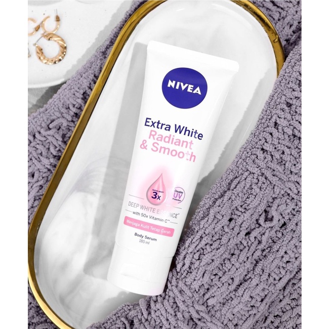 NIVEA EXTRA WHITE BODY SERUM 180ML BPOM