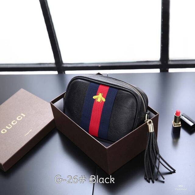 Gucci Bee Webby Camera Bag