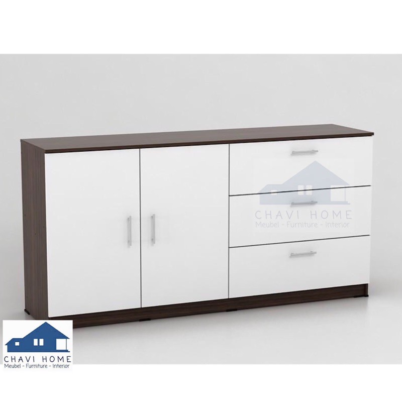 sideboard alba meja  tv  buffet tv  pendek  lemari serbagun 