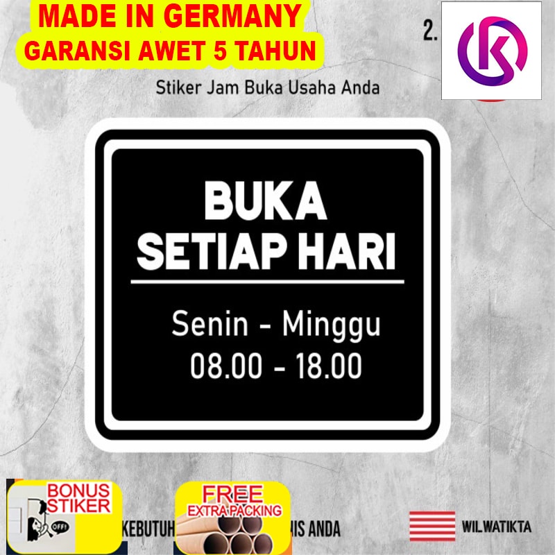 

Promo Sticker Sign Buka Setiap Hari - bua-2