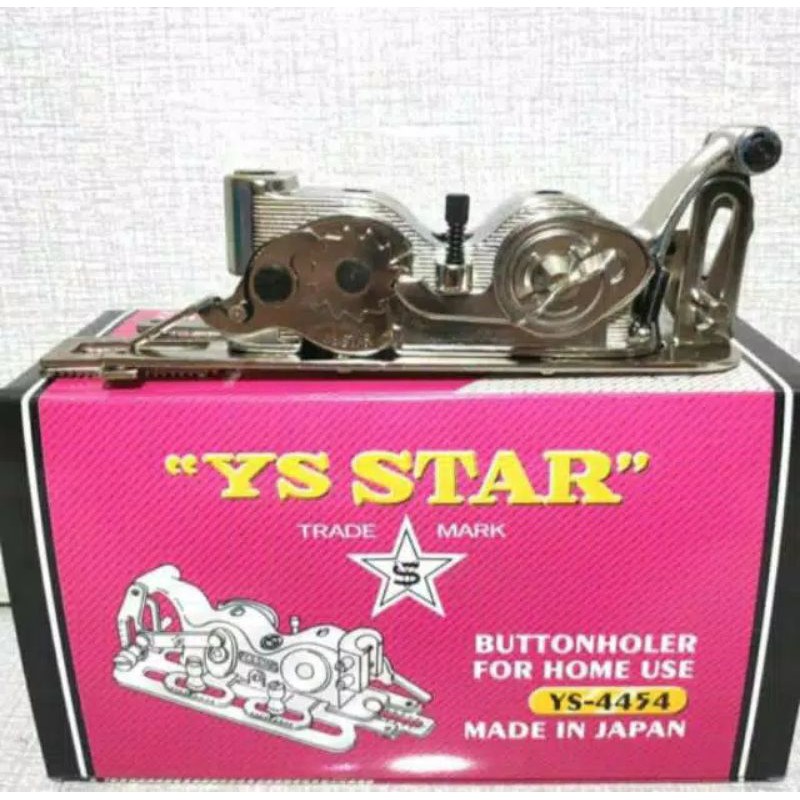 YS STAR YS-4454 Asli Jepang Alat Lobang Kancing Mesin Tradisional