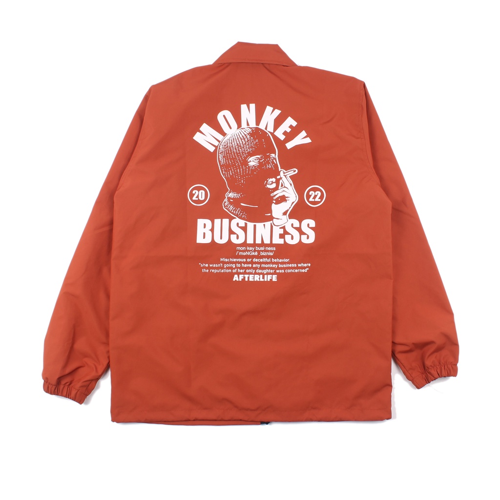 AFTERLIFE - Coach Jacket MonBus Dusty Orange