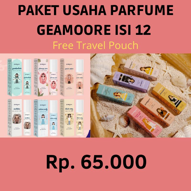 FREE GIFT - Paket Usaha Parfume Geamoore Isi 12pcs