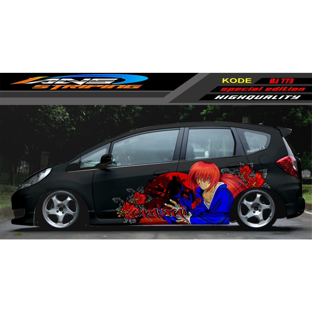 DECAL STICKER MOBIL JAZZ BRIO AVANZA SIGRA YARIS / STIKER VARIASI MOBIL / MODIF STICKER MOBIL 620