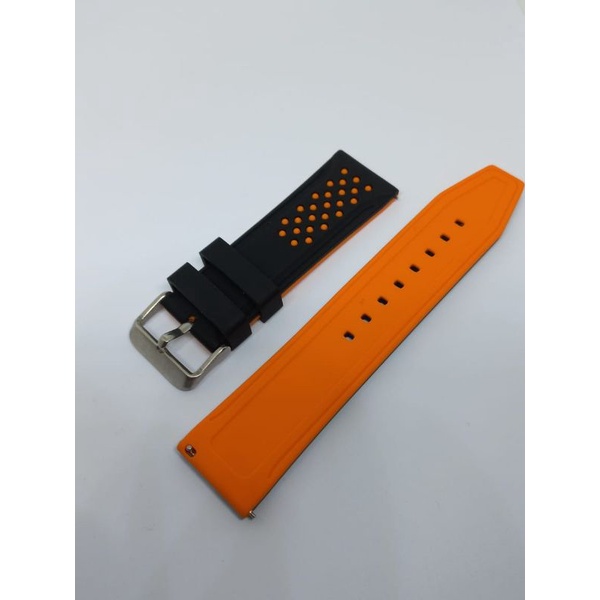 Tali Karet Jam Tangan Strap Silicon Rubber 24mm Quick Realease Strap Tali Jam Tangan Universal / uniseks bisa untuk semua jenis jam berkualitas tinggi