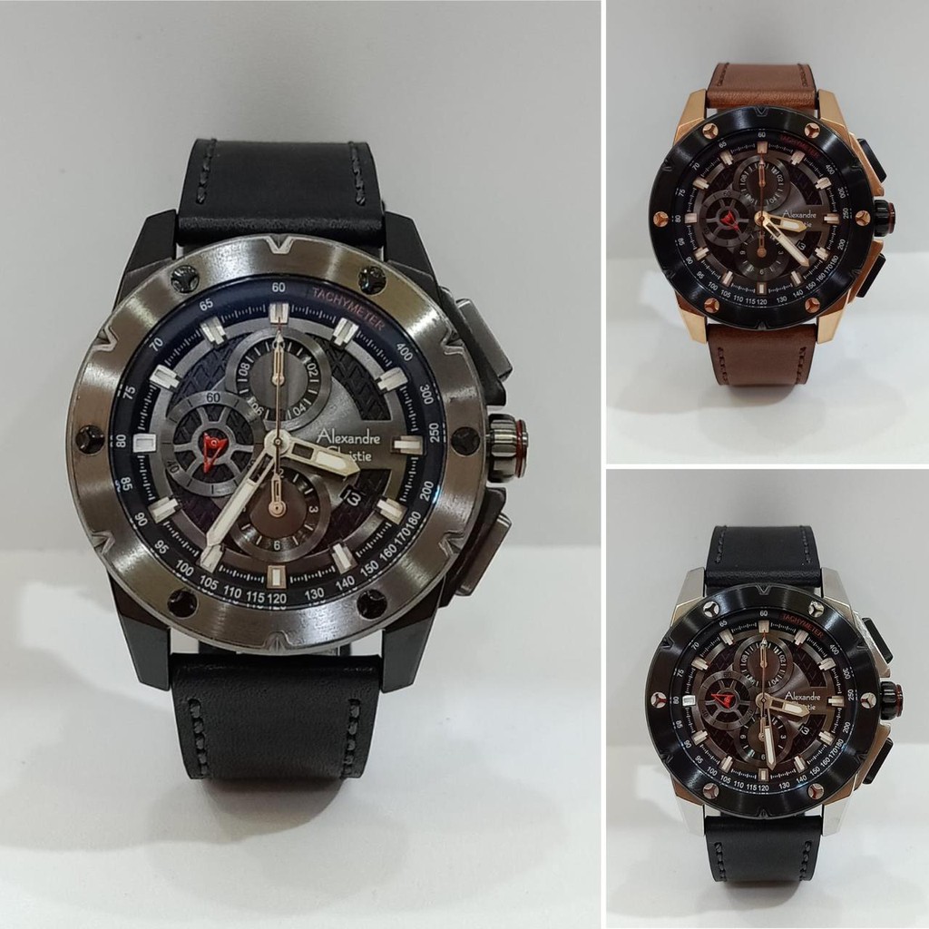 Jam Pria Alexandre Christie AC6549 AC 6549 Original Garansi Resmi Alexander Christie Free Baterai