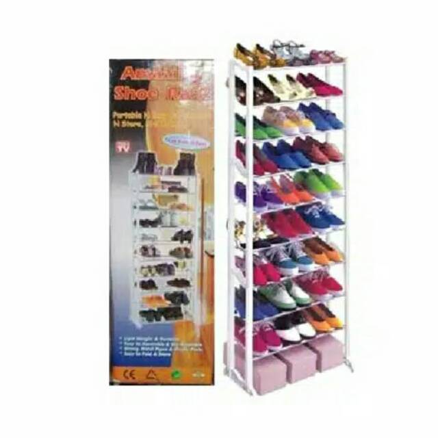 (1200 gr) Amazing Shoe Rack / Rak Susun Sepatu Sandal