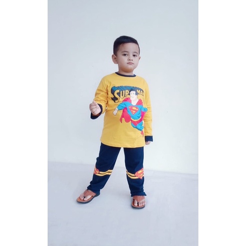 Setelan Anak Set Superhero Cluster Kids