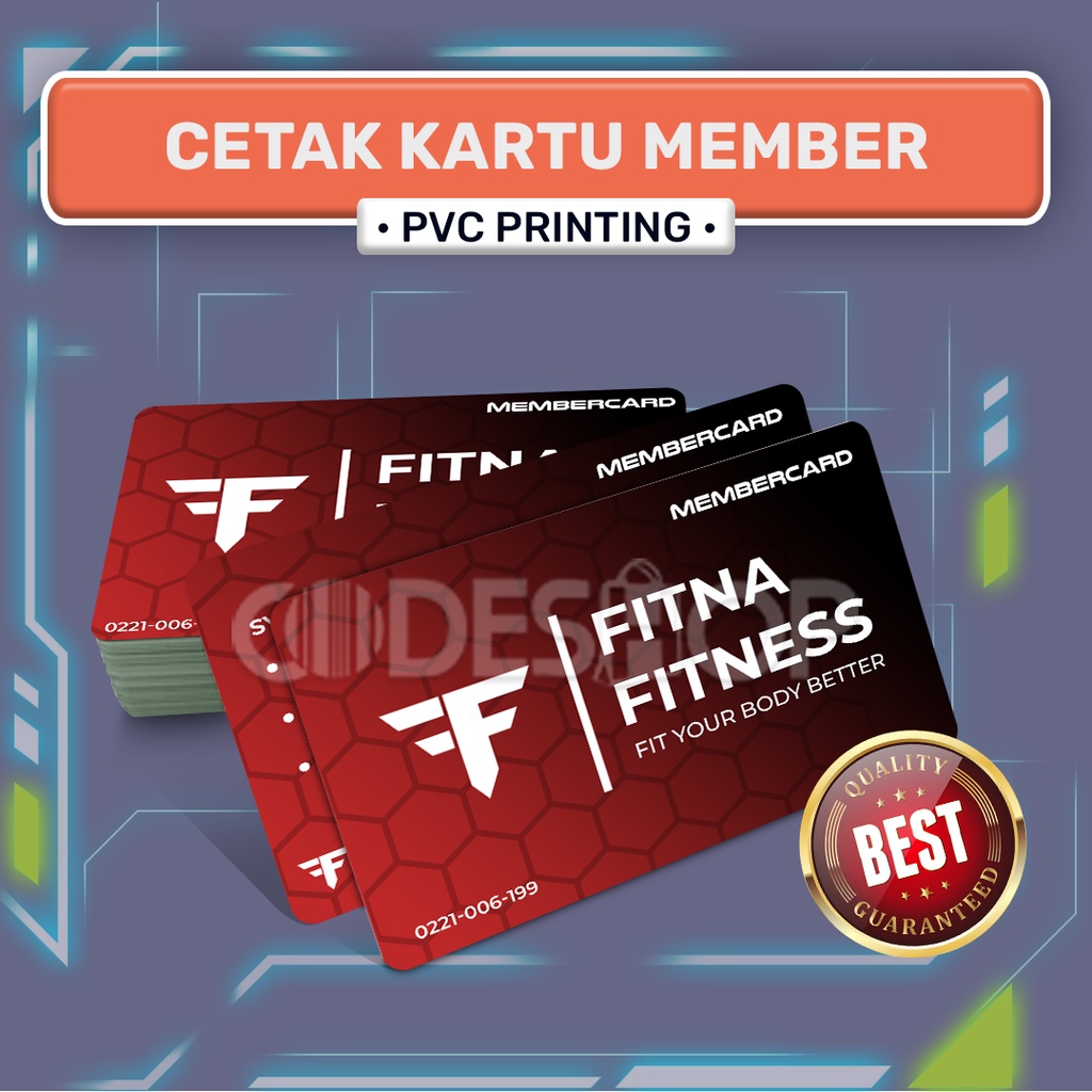 Cetak Kartu Member PVC Premium