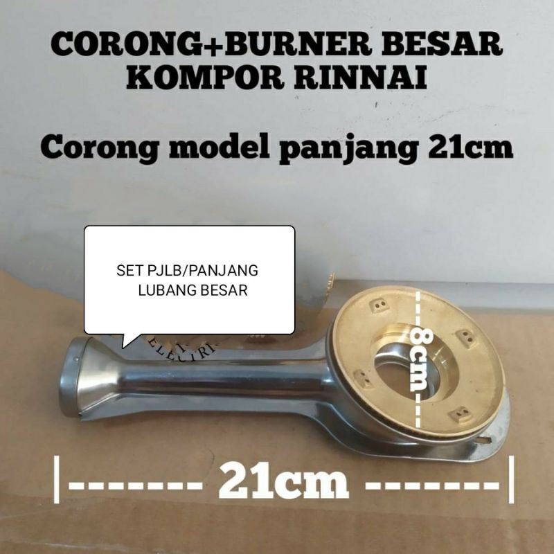 Burner ,  Besar 8CM  , Kompor Rinnai  ,  rinai Murah ,  tipe RI 602AG RI 712A RI 522A RI 511A Harga / Pcs