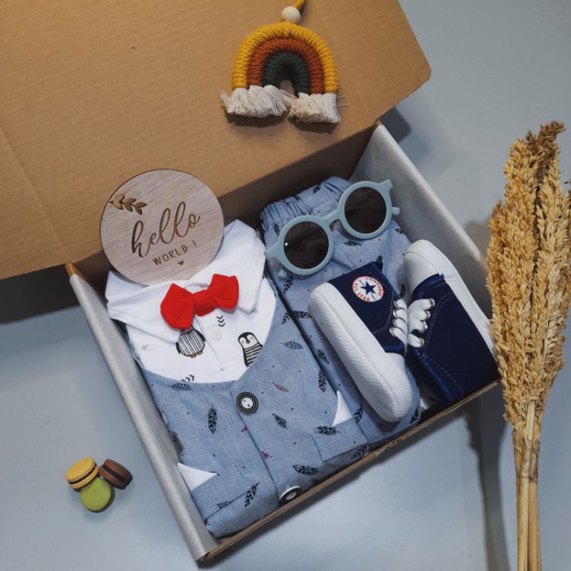 Exclussive Baby Boy Hampers / Kado Lahiran / Hampers Bayi/ Kado Bayi/ Kado Bayi Laki-Laki/ Baju Bayi-6