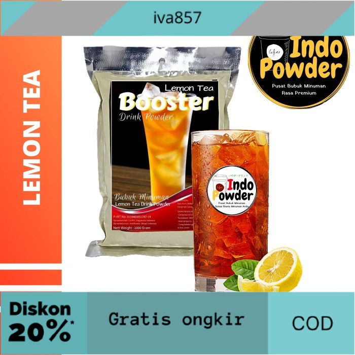 

PROMO Bubuk Minuman LEMON TEA 1Kg - Bubuk LEMON TEA 1Kg - LEMON TEA Bubuk GRATIS ONGKIR