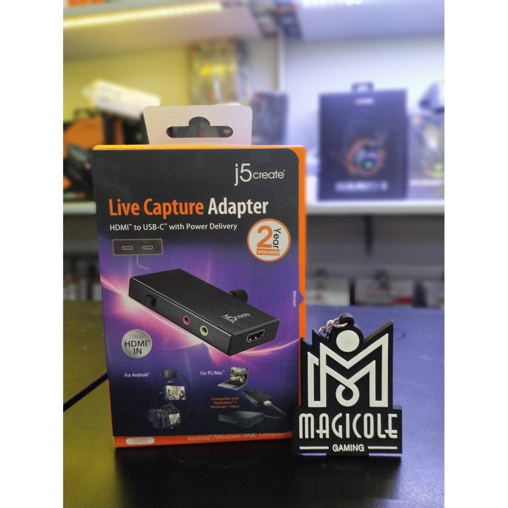 J5CREATE JVA02 / JVA-02 Live Capture Adapter - Screen Capture
