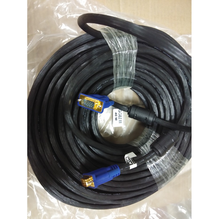 Kabel VGA 40Meter Male to Male Gold Plated