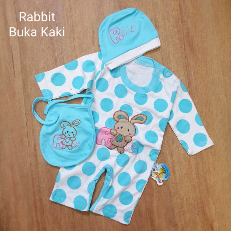 Set Jumper + Topi + Celemek Bayi MG SNI 0-9 Bulan Anti Alergi Baju Kodok Bayi Newborn SLEEPSUIT SET