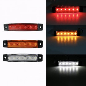 COD Lampu Rambu Truck Mobil LED Marker Indicator Light 24V 10PCS - Y-S21 Red