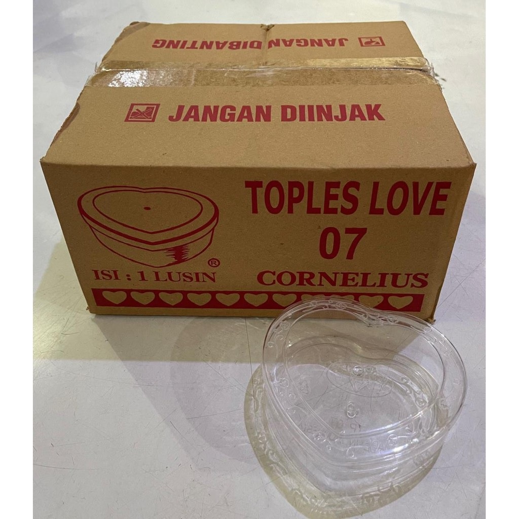 Toples Love / Hati Cornelius isi 1lusin - Gosend/Grab Only!!!