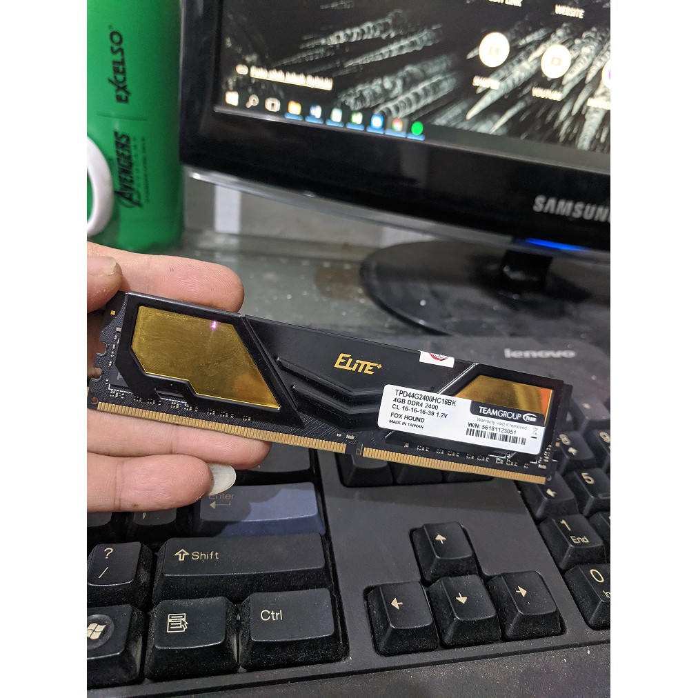 MEMORY RAM PC 4GB DDR4 PC 2400 TEAM ELITE