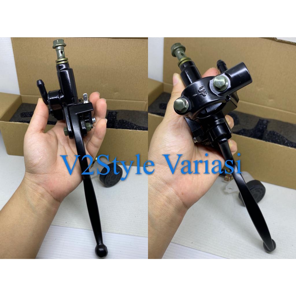 Handle Master rem Kanan + Selang Tabung minyak Noname Classic Beat Nmax Aerox Vixion VArio Beat Vario Scoopy Revo Supra Sonic Mio Jupiter Lexi FIZ R MX King BEAT VARIO SPACY FU Tiger NINJA AEROX Handle master rem kanan no name thailand universal