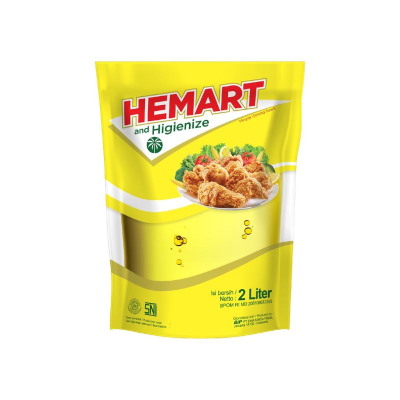 

Minyak goreng Hemart 2 L