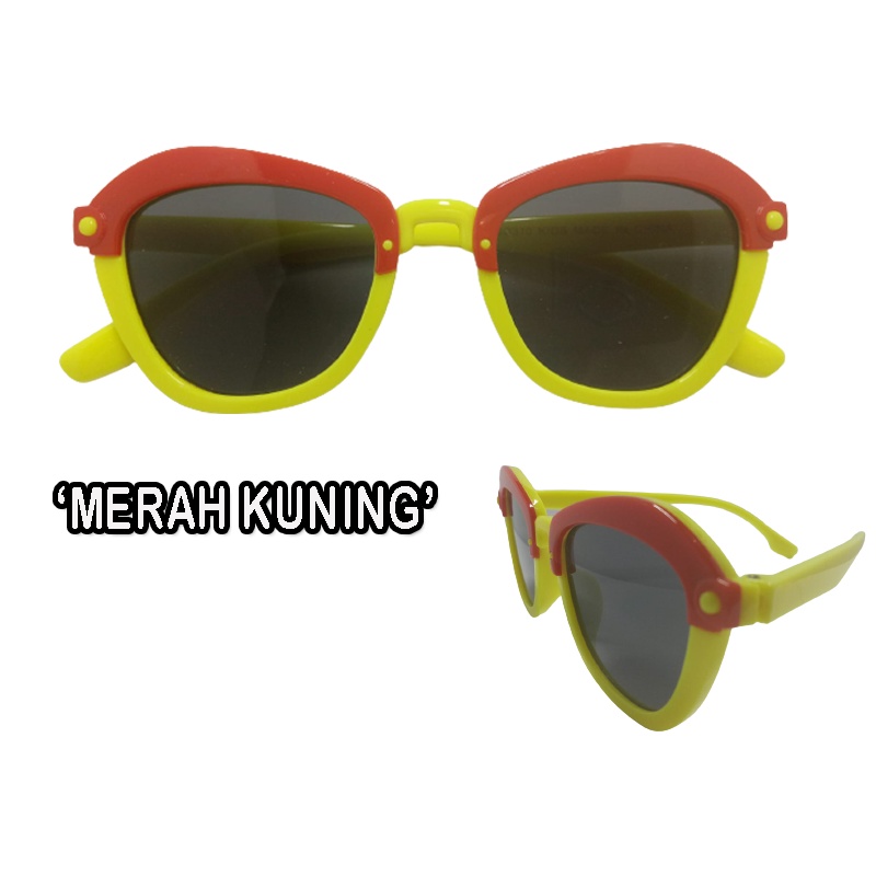 Kaca mata Hitam Anak Laki laki / Perempuan Kacamata Fashion Anak Sunglasses Kacamata Anak anak Lucu