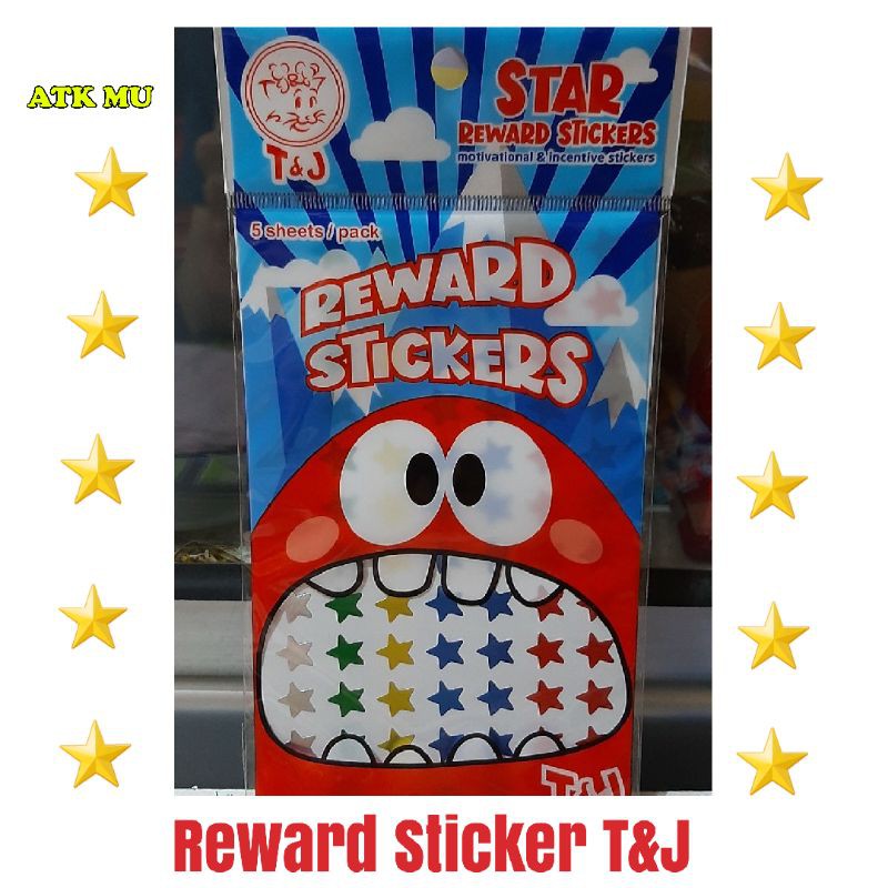 

Reward Sticker T&J 520 Sticker Bulat/dot,Star,Love