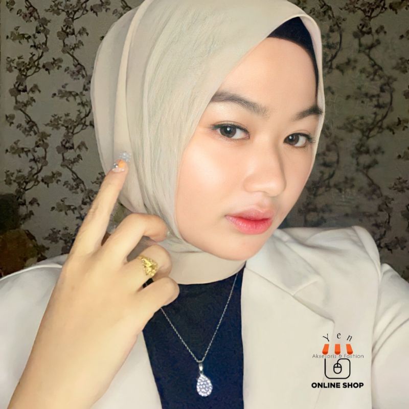 4s Grosir Solo || ANTI KARAT &amp; LUNTUR - KALUNG LIONTIN TERBARU WANITA/PRIA ANTI KARAT DAN TIDAK LUNTUR