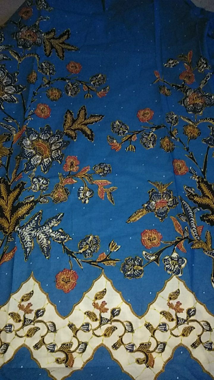Benang Raja Tunik Batik Wanita Lengan Panjang Ukuran M L Xl