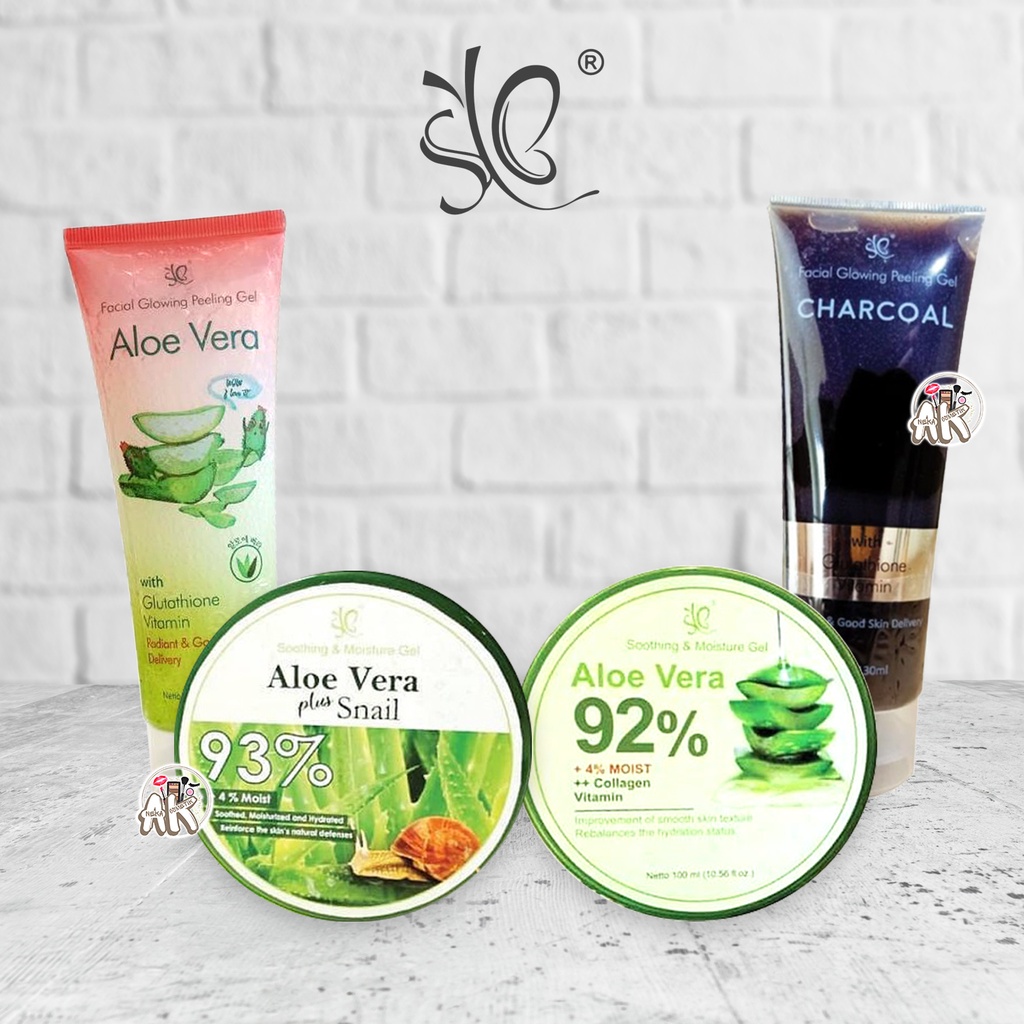 SYB ALOE VERA SOOTHING GEL 92% / SYB ALOE VERA 93% + SNAIL / PEELING GEL ALOE VERA, CHARCOAL, SNAIL