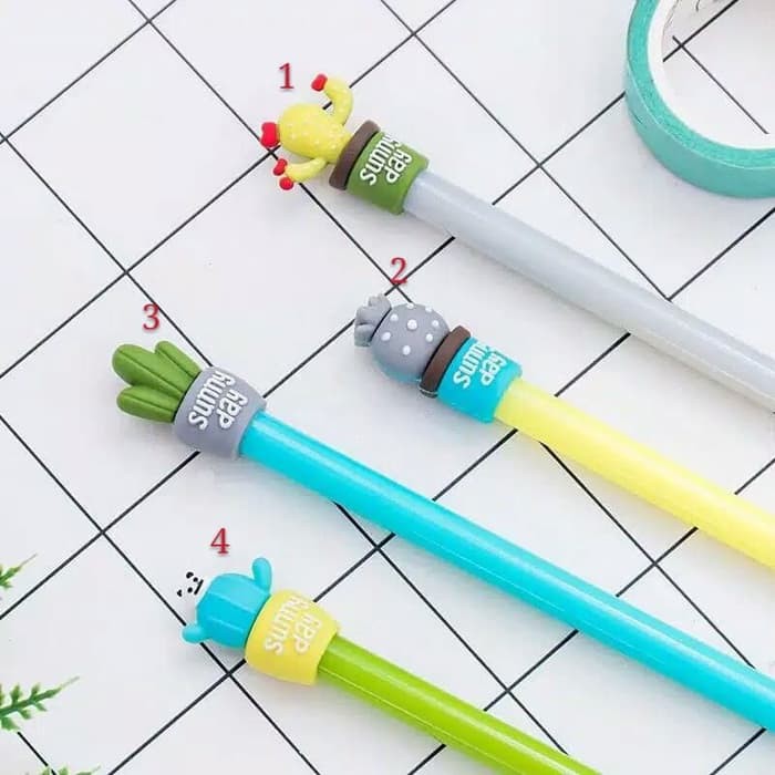 

BS179 Pena Pulpen Motif Kaktus Lucu Pena Kaktus Unik