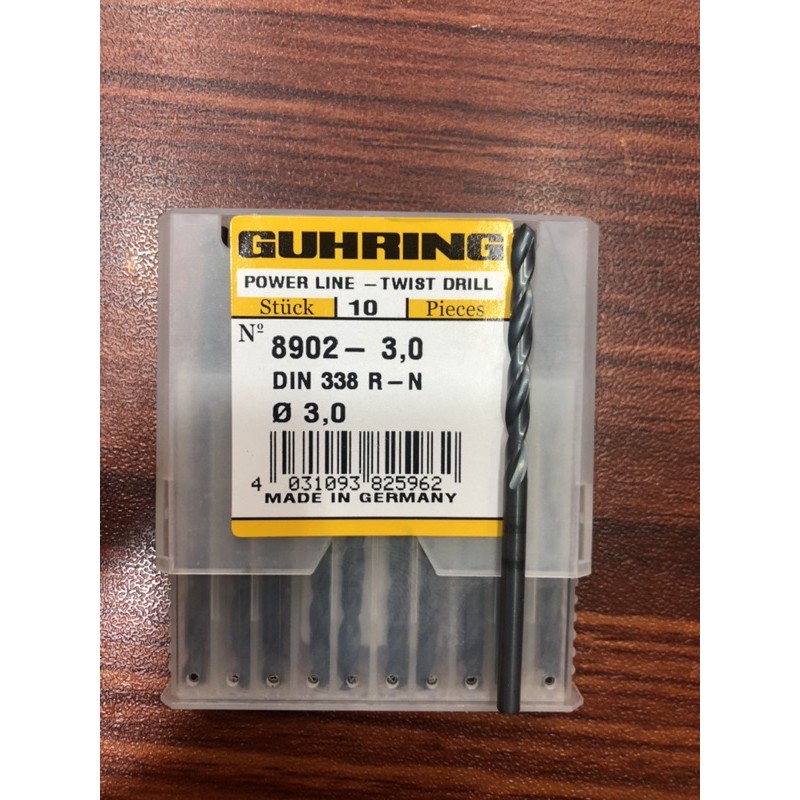 MATA BOR BESI HSS GUHRING POWERLINE NACHI DORMER 1mm 1.5mm 2mm 2.5mm 3mm 3.5mm 4mm 4.5mm 5mm 5.5mm ASLI MADE IN GERMANY MADE IN JAPAN MADE IN UK be