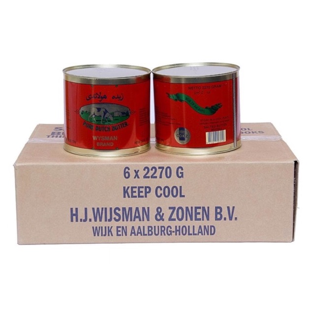 Butter Mentega Wijsman Wisman Wysman 2270 gram 2 kg