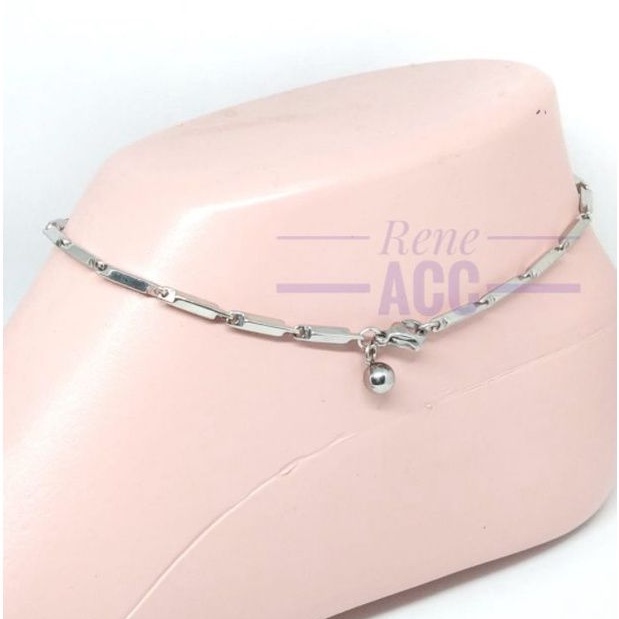 Anklet Gelang kaki titanium fashion wanita anti karat selamanya