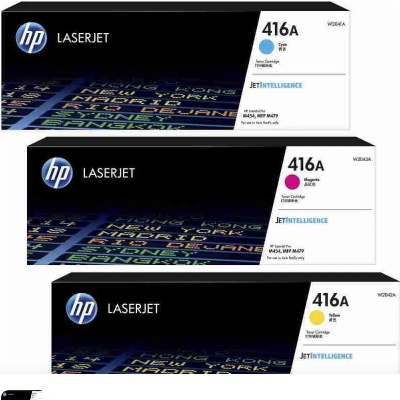 TONER 416A CYAN , MAGENTA , YELLOW