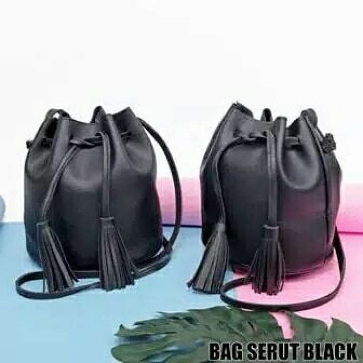 Miniso Serut Tenteng-Tas Wanita-Tas Ransel-Tas Selempang-Tote Bag-Tas Murah-Tas Lucu-Tas Sling Bag