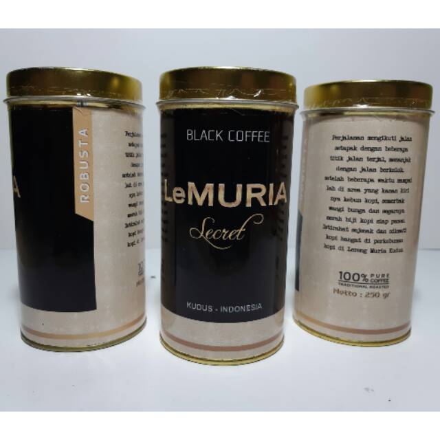 

Kopi LeMURIA COFFEE PURE 100% ROBUSTA 250