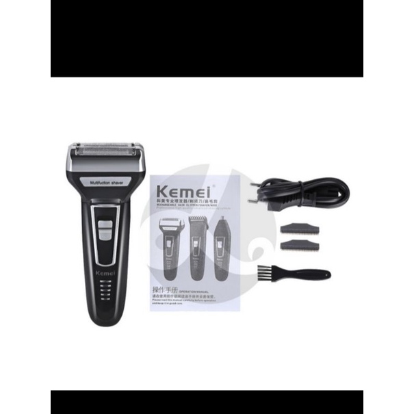 kemei hair clipper km 6558 alat cukur kumis