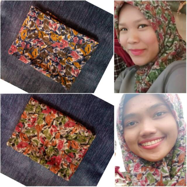 Hijab Segiempat Chiffon Silk