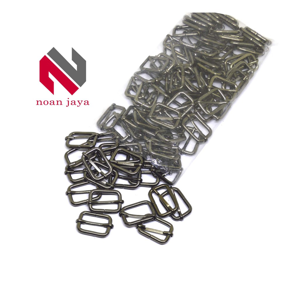 

RING JALAN TAS UKURAN 2 CM PER 1 PCS WARNA BLACKNIKEL RJ 20 BN