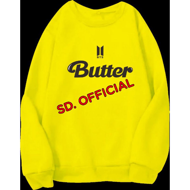 Sweater Basic BTS BUTTER LOGO BTS