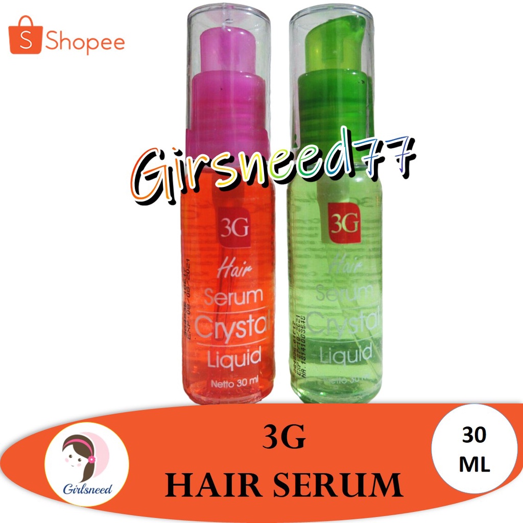 3G Hair Serum Crystal Liquid 30 ml  GIRLSNEED77