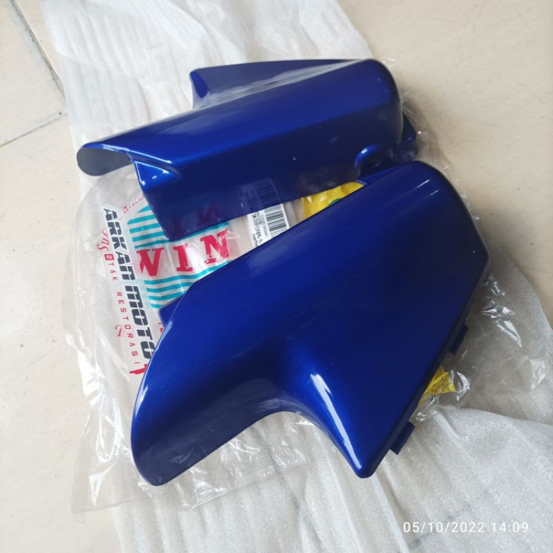 COVER TUTUP SHOCK SPAKBOR DEPAN VEGA F1ZR FIZ R FIZR BIRU NON ORIGINAL MERK WIN